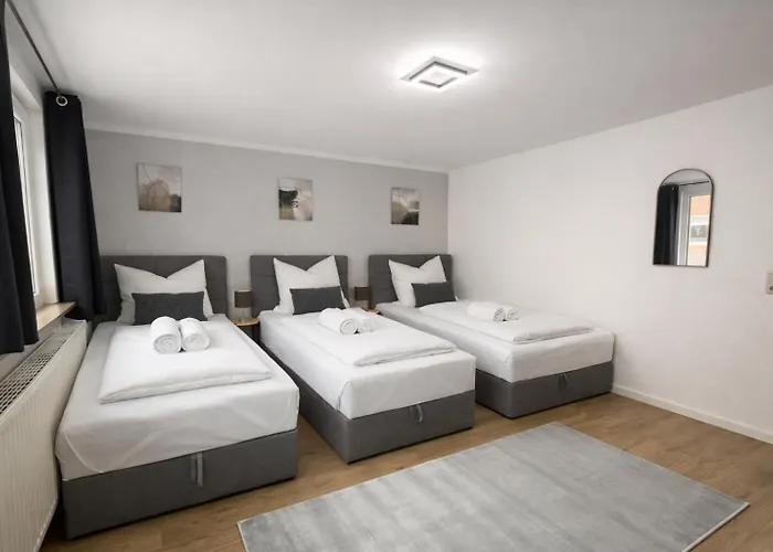 Appartement Raha Apartments - Ruhige Maisonette-Wohnung - Vollausstattung - Parkplatz Erfurt